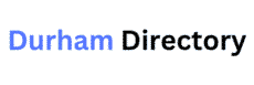 Logo text reading "Durham Directory" with the word Durham in blue and Directory in black on a white background.